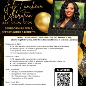 Sponsorship - July Luncheon for District I Vice President